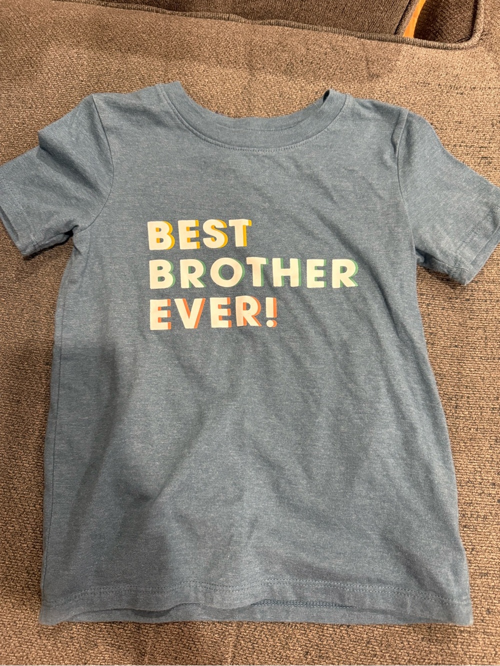 Cat & Jack Light Blue "Best Brother Ever!" Graphic Tee